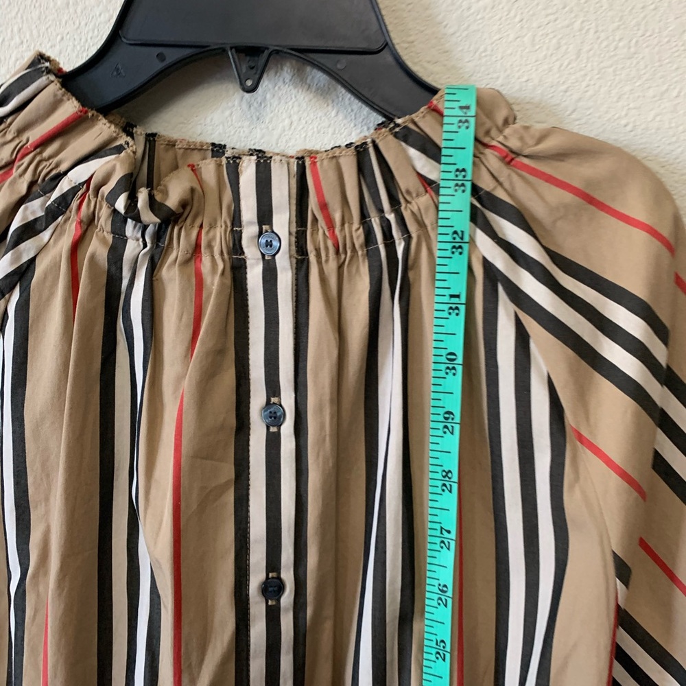 Burberry striped cotton dress - Picture 5 of 9